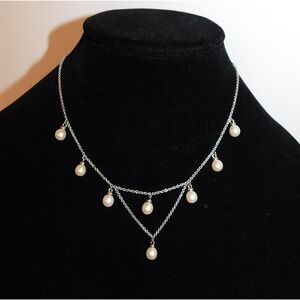 New Honora .925 Pearl Necklace‎